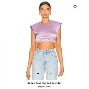 Lavender Crop Top